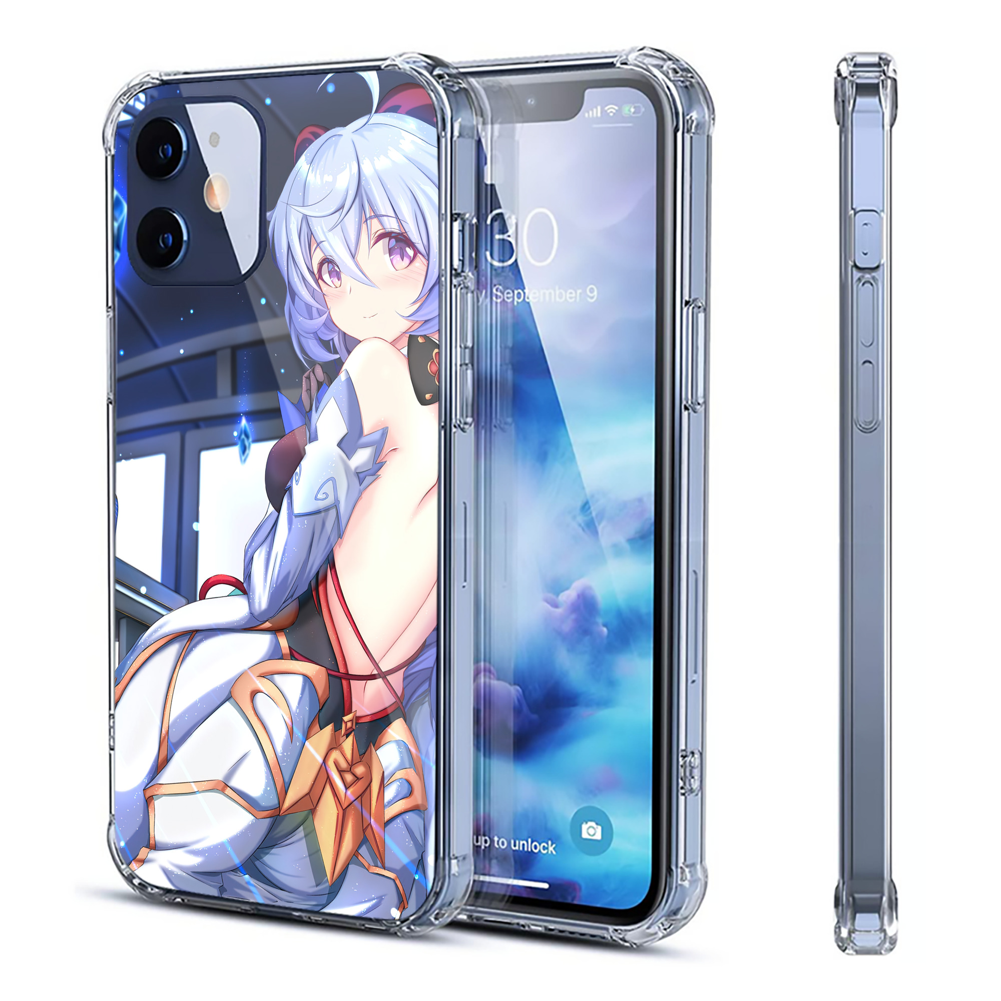 げんし神 genshin 【iPhone 12シリーズ対応】透明スマホケース（クリアソフトケース）